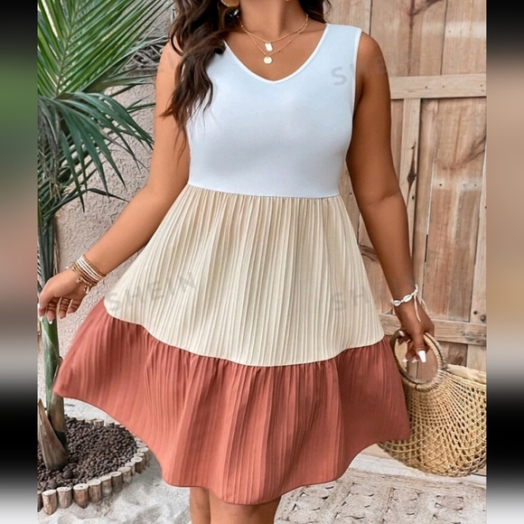 Shein Ruffle Hem Dress - Picture 3 of 4